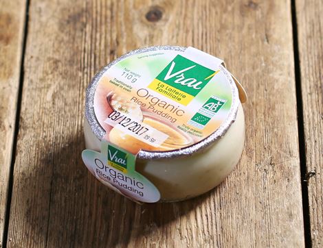 Rice Pudding with Vanilla, Organic, Vrai (110g)