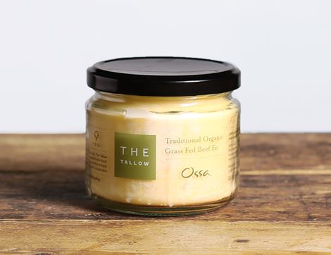 Grass Fed Beef Fat, Organic, Ossa (265g)