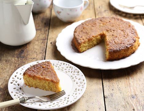 Polenta, Almond & Lemon Cake, Organic, Famous Hedgehog Bakery (500g)