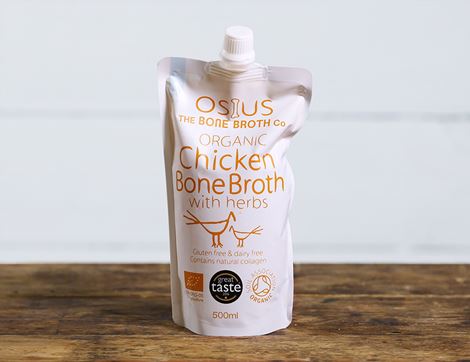 Chicken Bone Broth, Organic, Osius (500ml)