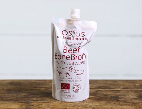 Beef Bone Broth, Organic, Osius (500ml)