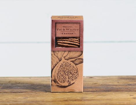 Fig & Walnut Savoury Biscuits, Organic, Authentic Bread Co. (120g)