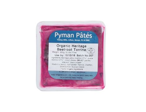 Heritage Beetroot Terrine, Organic, Pymân Pâtés (200g)