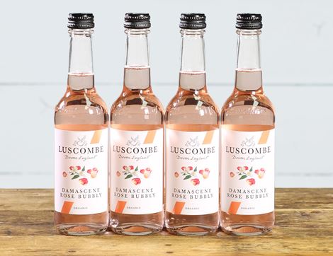 Damascene Rose Bubbly, Organic, Luscombe (4 x 270ml)