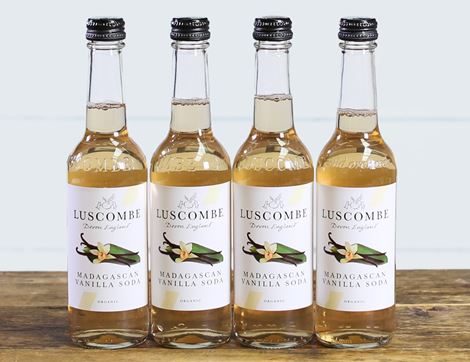 Madagascan Vanilla Soda, Organic, Luscombe (4 x 270ml)