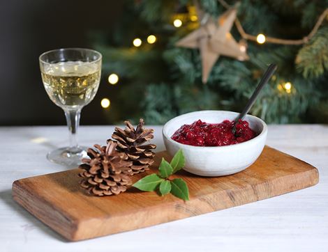 Cranberry Sauce, Organic, Pegoty Hedge (200g)