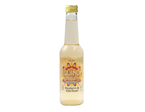 Raspberry & Elderflower Kombucha, Organic, Equinox (275ml)