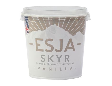 Vanilla Skyr Yogurt, Organic, Esja (380ml)