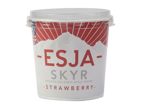 Strawberry Skyr Yogurt, Organic, Esja (380ml)