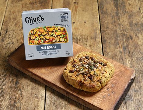 Nut Roast, Gluten Free, Organic, Clive's (280g)