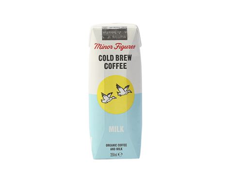 Cold Brew Coffee, Milk, Organic, Minor Figures (250ml)