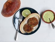 Little Crab Cakes with Coriander & Lime Aioli