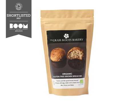 Brown Bread Mix, Gluten Free, Organic, The Grass Roots Bakery (280g)