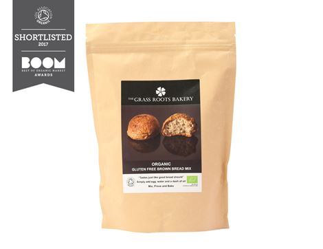 Brown Bread Mix, Gluten Free, Organic, The Grass Roots Bakery (560g)