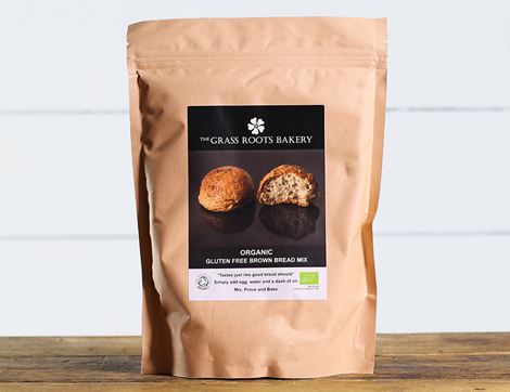 Brown Bread Mix, Gluten Free, Organic, The Grass Roots Bakery (560g)