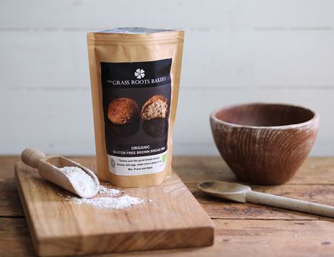 White Bread Mix, Gluten Free, Organic, The Grass Roots Bakery (280g)