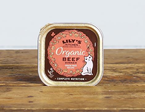 Beef Dinner for Cats, Organic, Lily's Kitchen (85g)