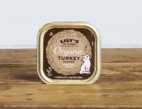Turkey Dinner for Cats, Organic, Lily's Kitchen (85g)