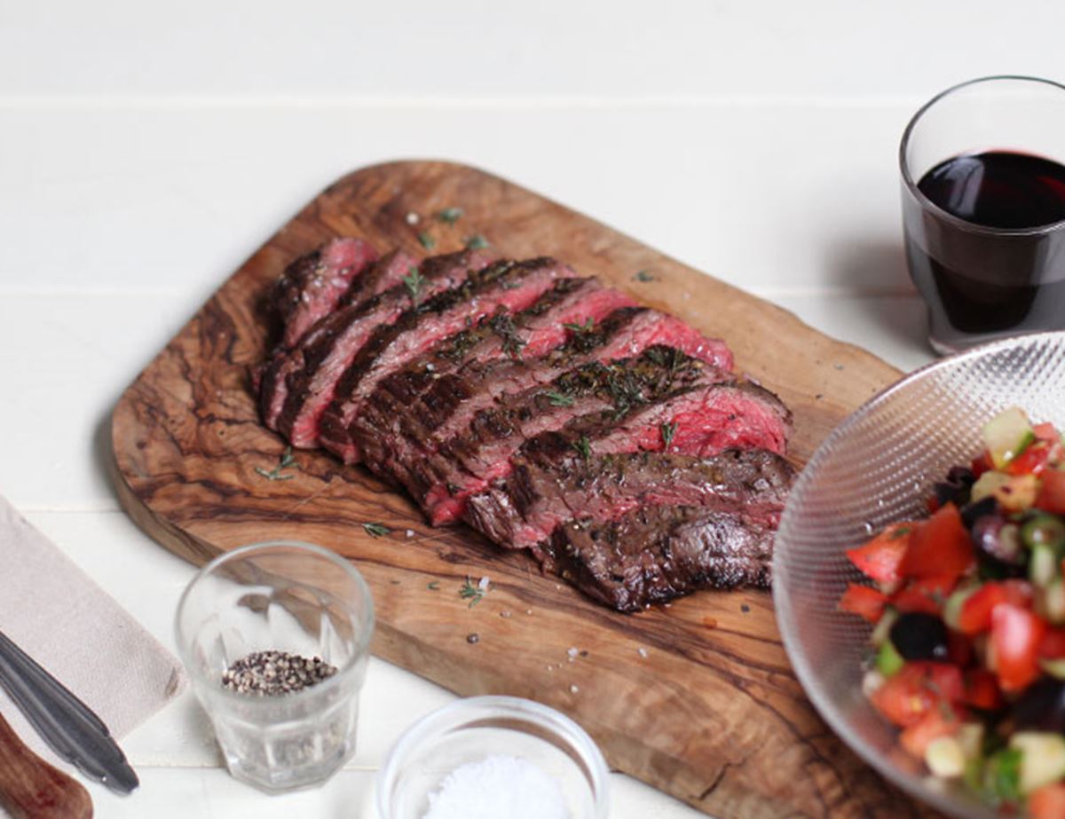 Thyme & Lemon Bavette with Turkish Salad