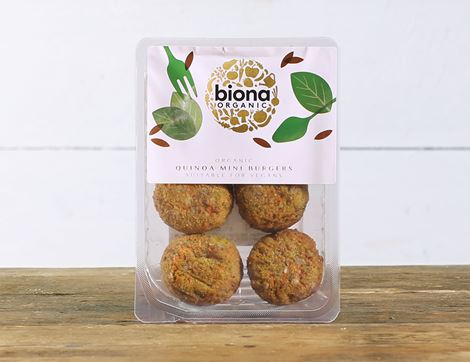 Mini Quinoa Burgers, Organic, Biona (195g) 