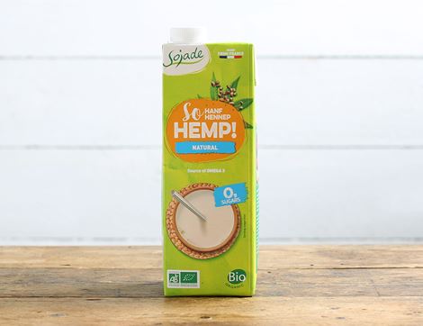 Natural Hemp Drink, Unsweetened, Organic, Sojade (1 litre)