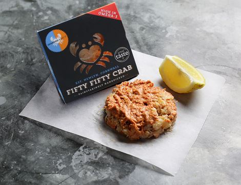 Handpicked 50/50 Cornish Crab, Seafood & Eat It (100g)