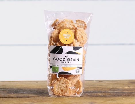 Light Salted Crostini, Gluten-Free, Organic, Good Grain Bakery (70g)
