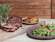Lamb Shoulder with Balsamic &  Rosemary Pears