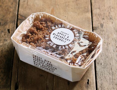 Apple & Blackberry Crumble, Organic, Daylesford (300g)