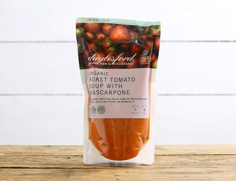 Roast Tomato Soup with Mascarpone, Organic, Daylesford (500ml)