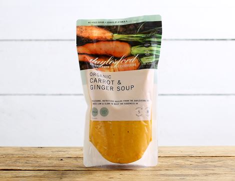 Carrot Soup with Ginger, Organic, Daylesford (500ml)