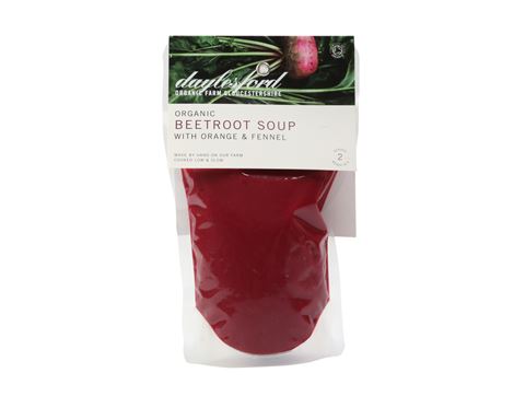 Beetroot Soup with Orange & Fennel, Organic, Daylesford (500ml)