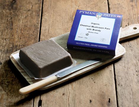 Chestnut Mushroom Pâté, Organic, Pyman Pâtés (125g)