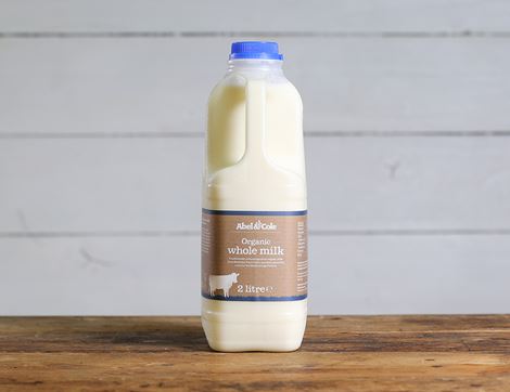 Full Cream Milk, Organic, Abel & Cole (2 litre)