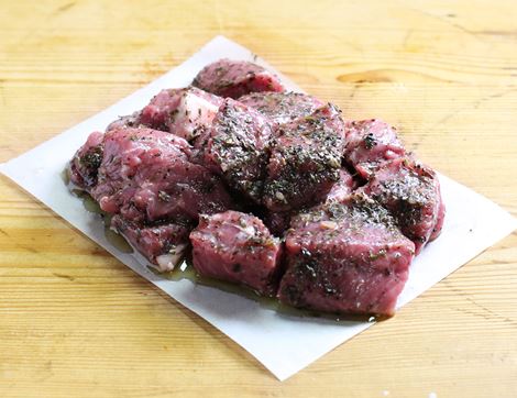 organic heart lamb kebab pieces eversfield organic