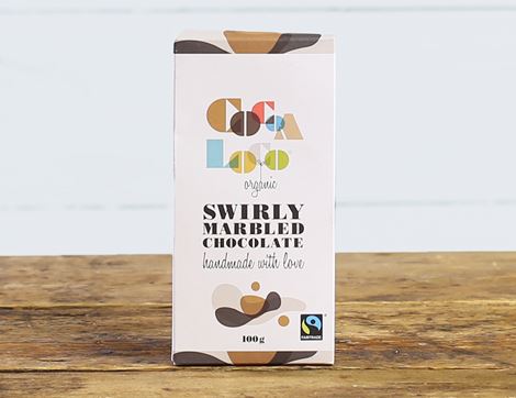 Marbled Chocolate Bar, Organic, Cocoa Loco (100g)