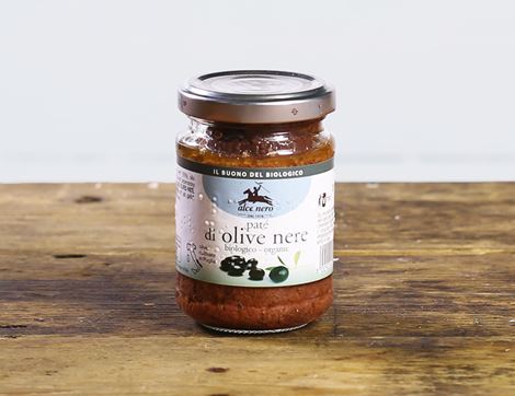Black Olive Pâté, Organic, Alce Nero (130g)