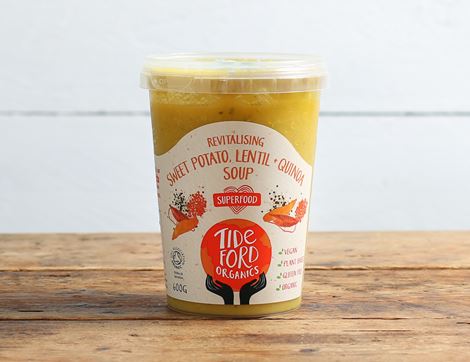 sweet potato lentil & quinoa soup tideford