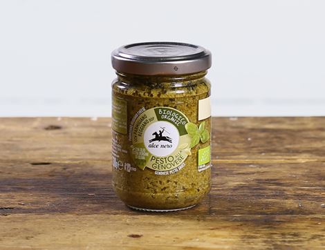 Pesto Genovese Basil Sauce, Organic, Alce Nero (130g)