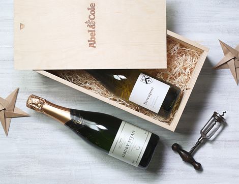 English Wine Duo Gift Box, Organic