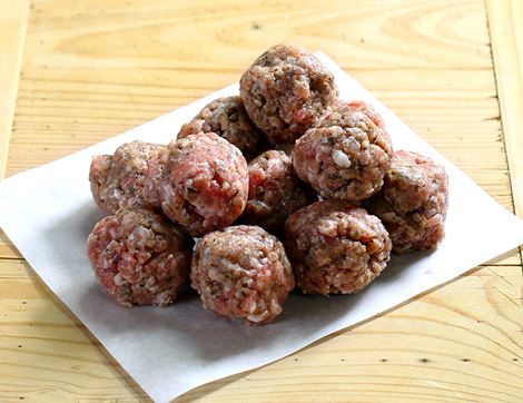 Pork Meatballs, Organic, Abel & Cole (360g)