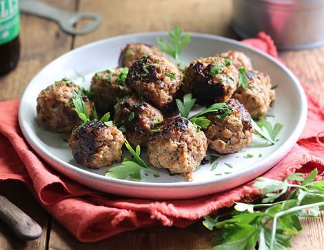 Pork Meatballs, Organic, Abel & Cole (360g)
