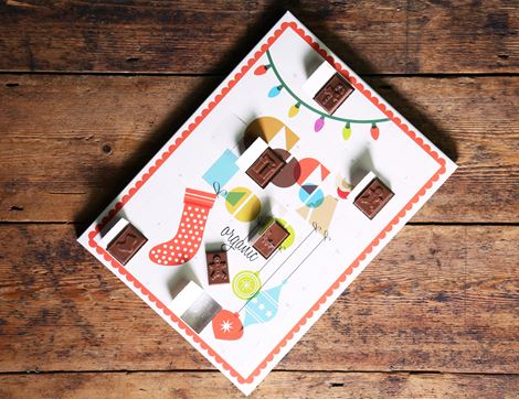 Milk Chocolate Advent Calendar, Organic, Cocoa Loco (200g)