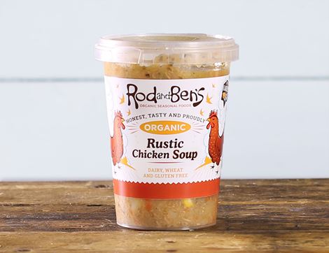 Rustic Chicken Soup, Organic, Rod & Ben's (600g)