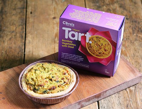 Bombay Vegetables with Daal Tart, Organic, Clive's (190g)