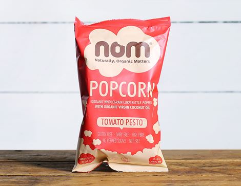 Tomato Pesto Popcorn, Organic, Nom Foods Limited (20g)