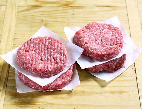Chilli Beef Burgers, Organic (500g, pack of 4)
