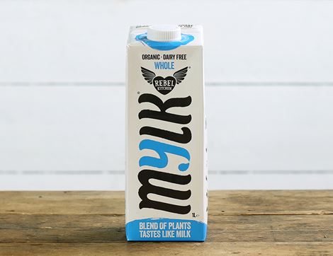 Dairy Free Mylk, Whole, Organic, Rebel Kitchen (1 litre)