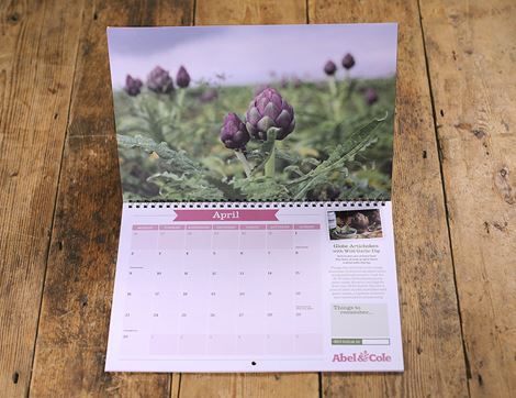 Free Abel & Cole 2018 Calendar