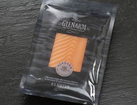 Smoked Salmon, Organic, Glenarm (500g)